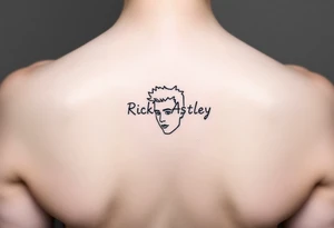 Rick Astley meme tattoo idea
