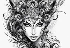 Scorpio Leo mix tattoo idea