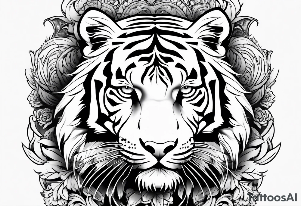 Tiger tattoo idea