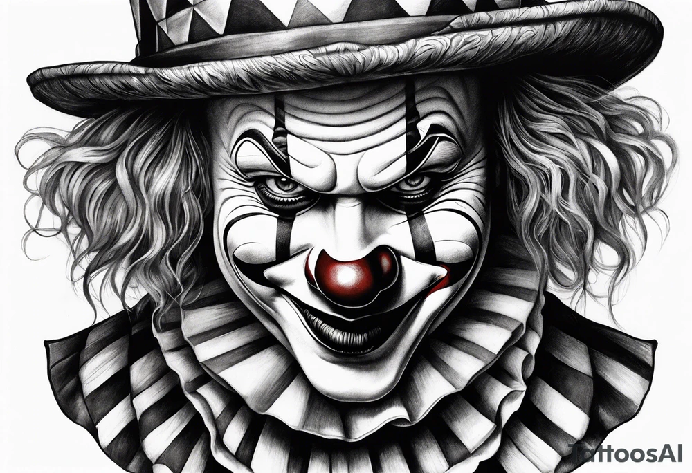 Clown tattoo idea
