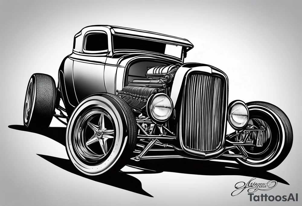 Sprint car tattoo idea