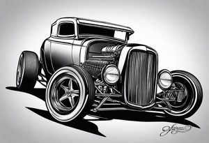 Sprint car tattoo idea