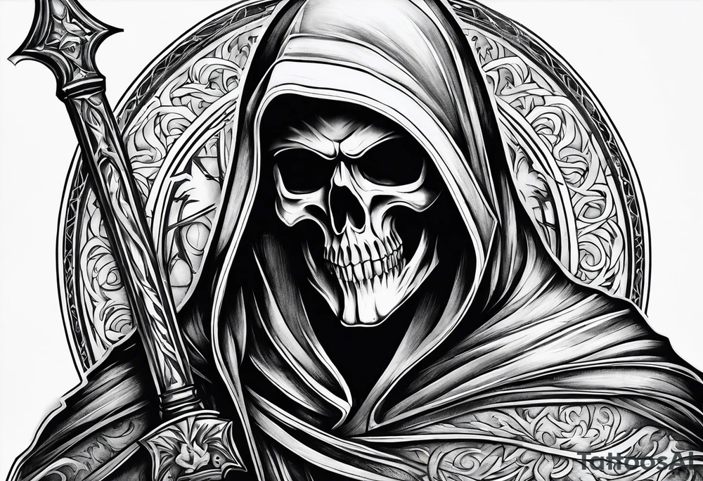 Grim reaper tattoo idea