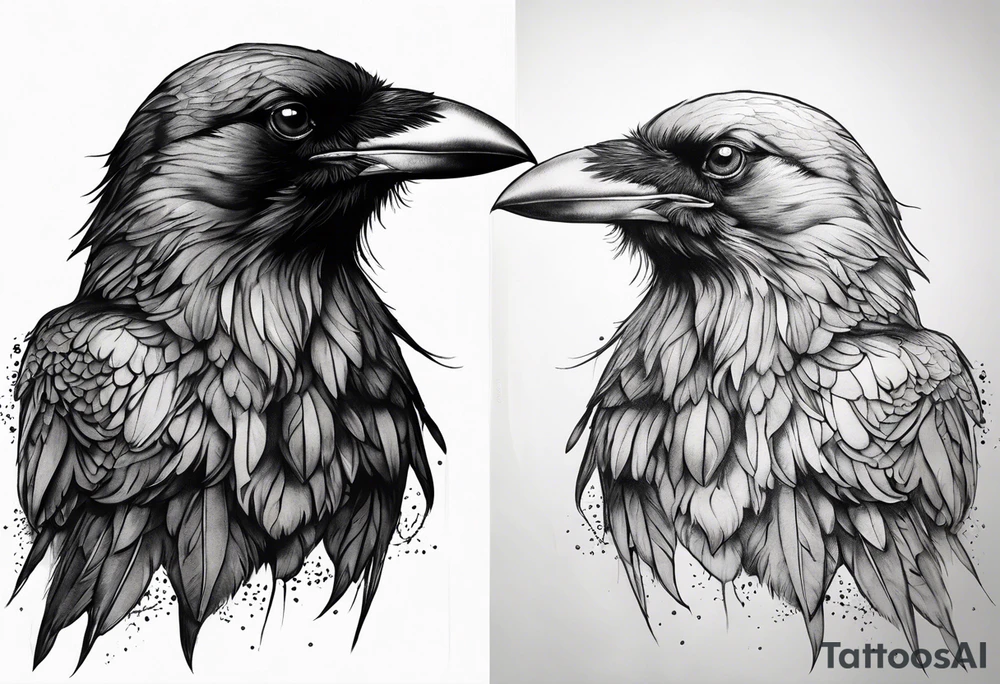 Crow tattoo idea