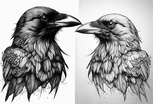 Crow tattoo idea