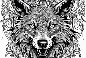 Wild Bunny Werewolf tattoo idea