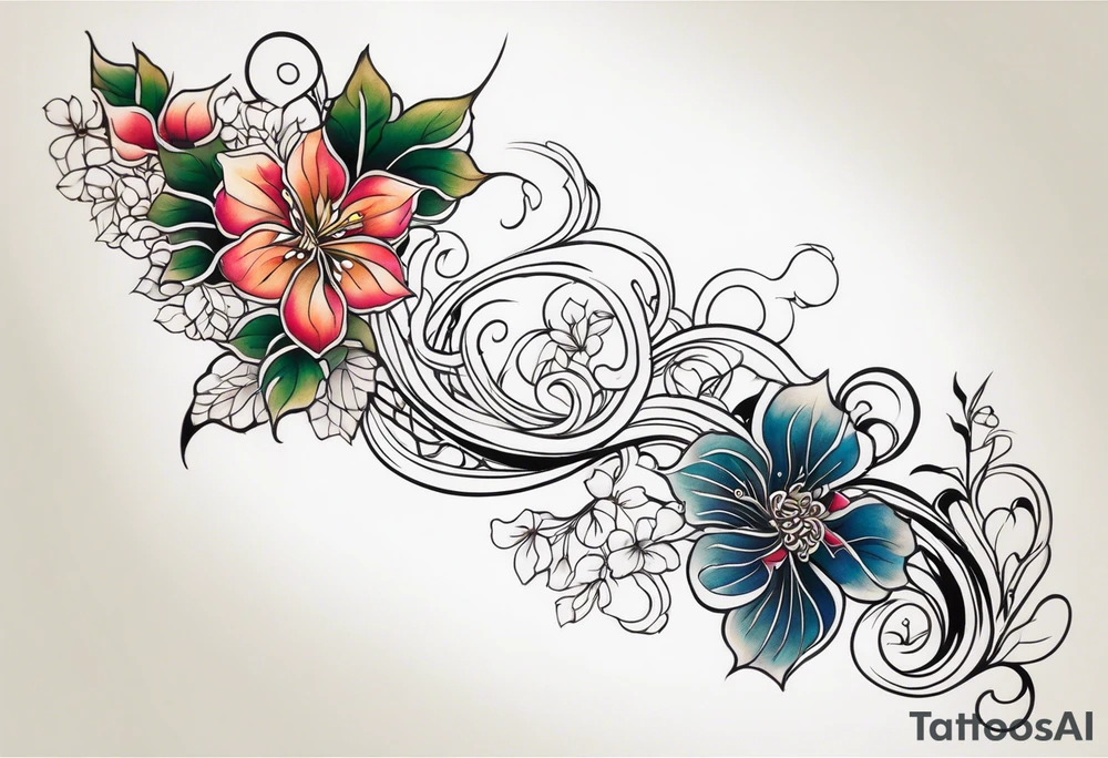 Delicate Vines crawling up the arm. tattoo idea