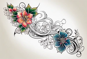 Delicate Vines crawling up the arm. tattoo idea