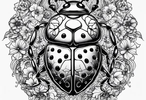 Lady bug tattoo idea