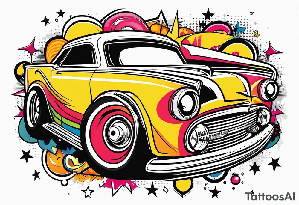 Derby car tattoo idea