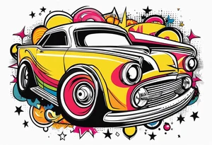 Derby car tattoo idea