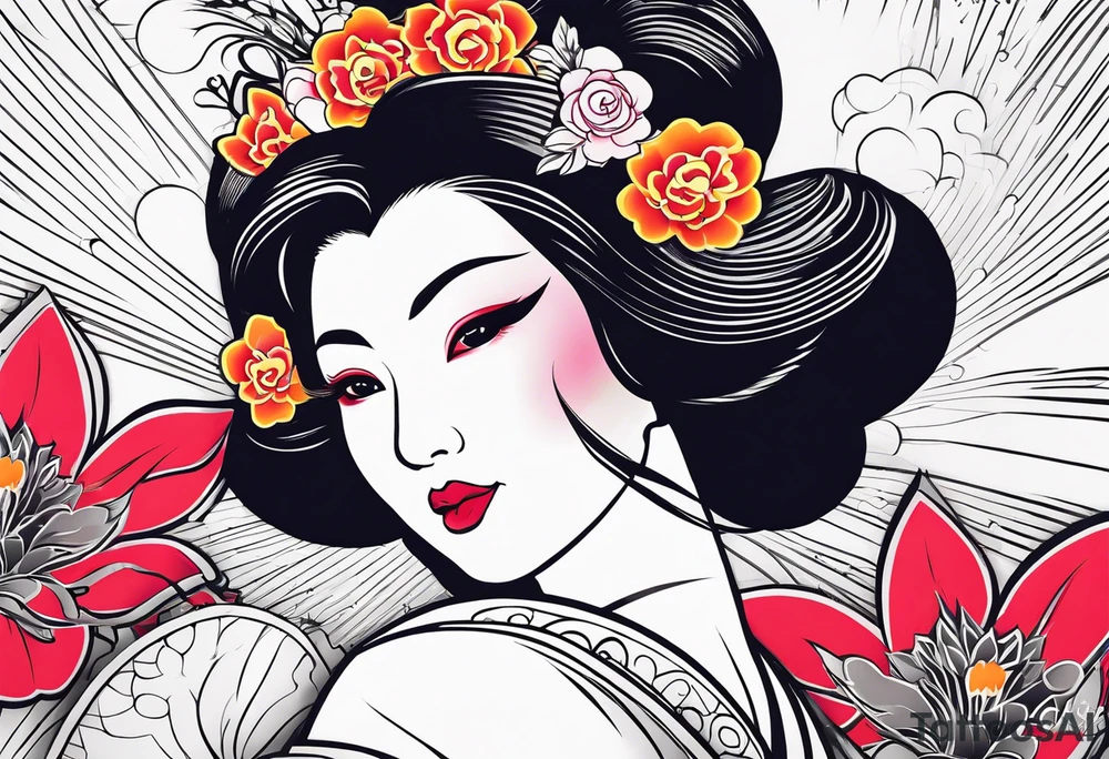 Geisha tattoo idea