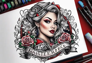 Teacher profession, nurse profession tattoo idea
