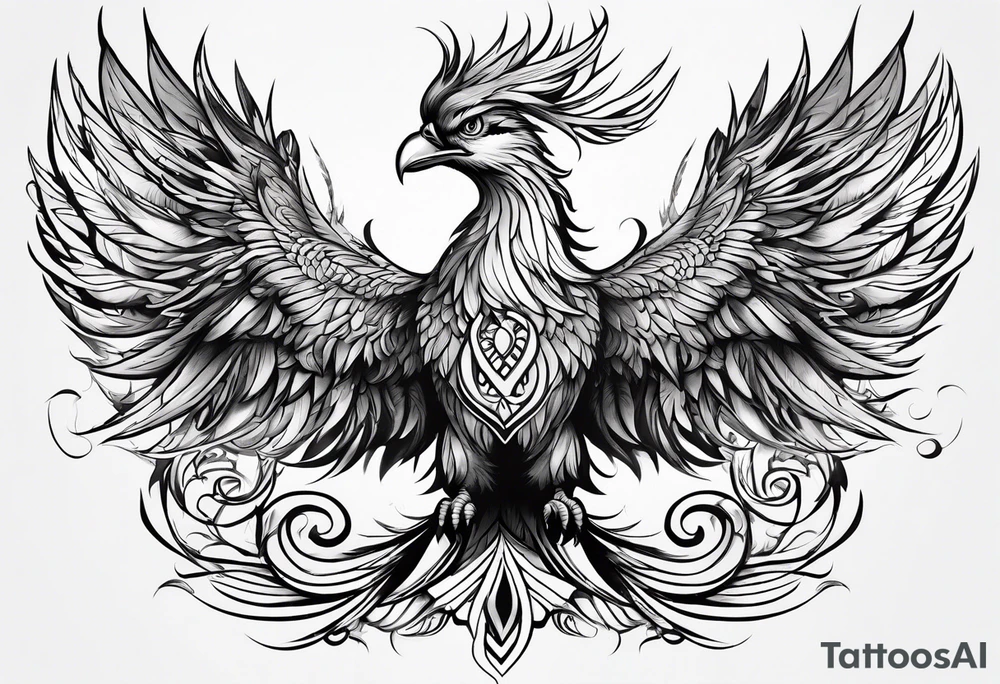 phoenix tattoo idea