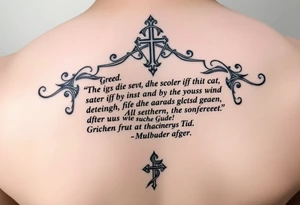 Lutheran, American, German, Apostles Creed tattoo idea