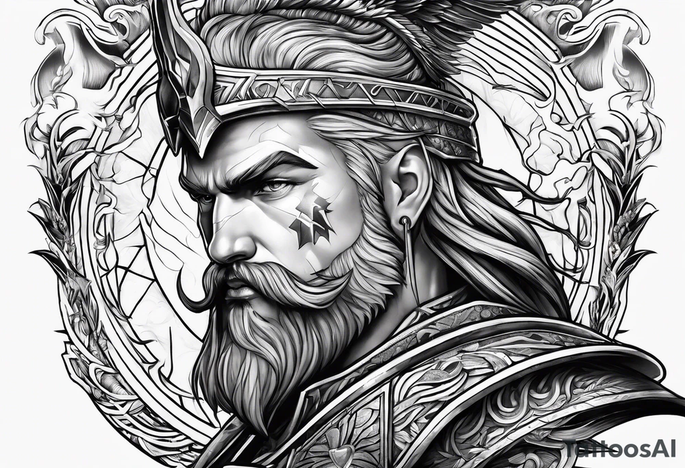 Valhalla lightning tattoo idea