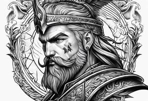 Valhalla lightning tattoo idea