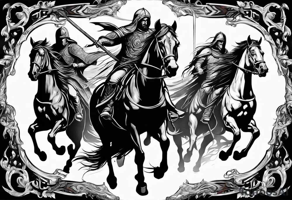 Four Horsemen of the Apocalypse tattoo idea