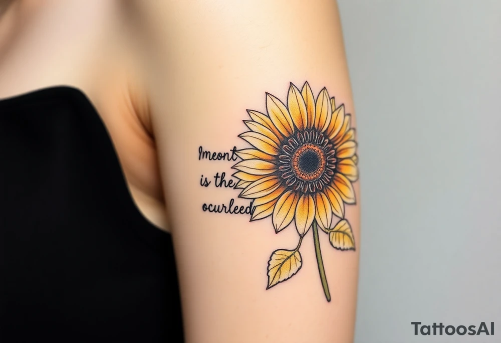 Quotes 
paintbrush
Sunflower tattoo idea