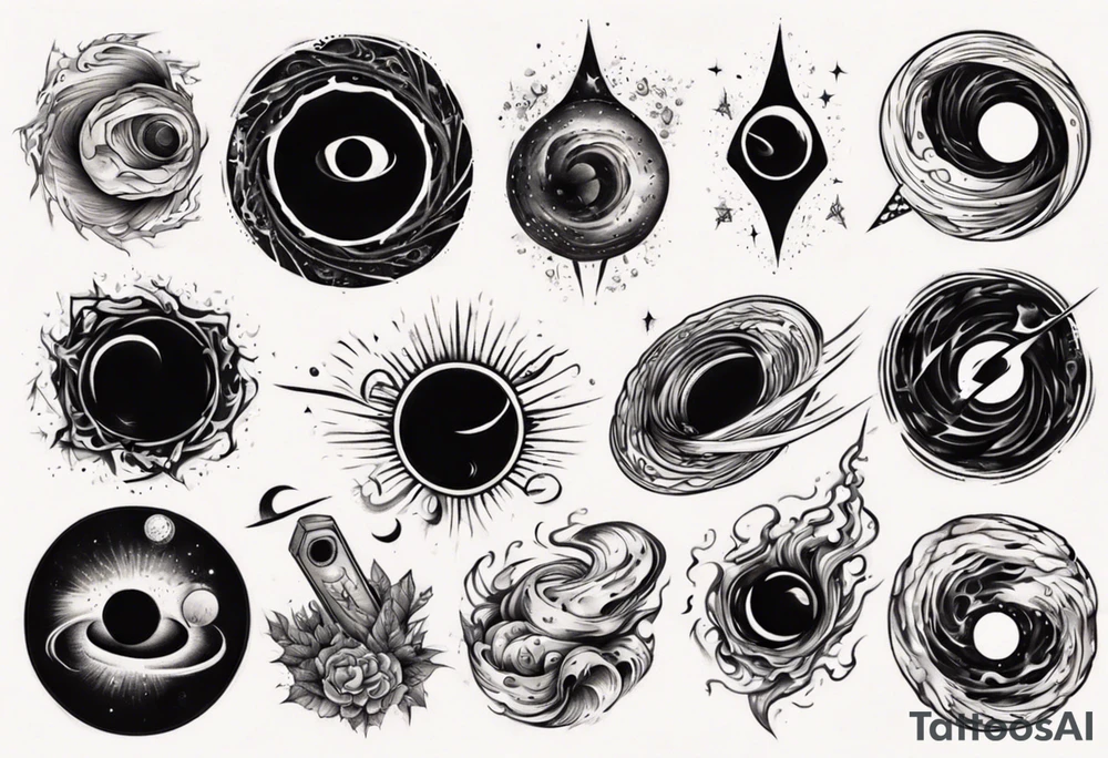Black Hole tattoo idea