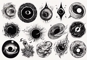 Black Hole tattoo idea