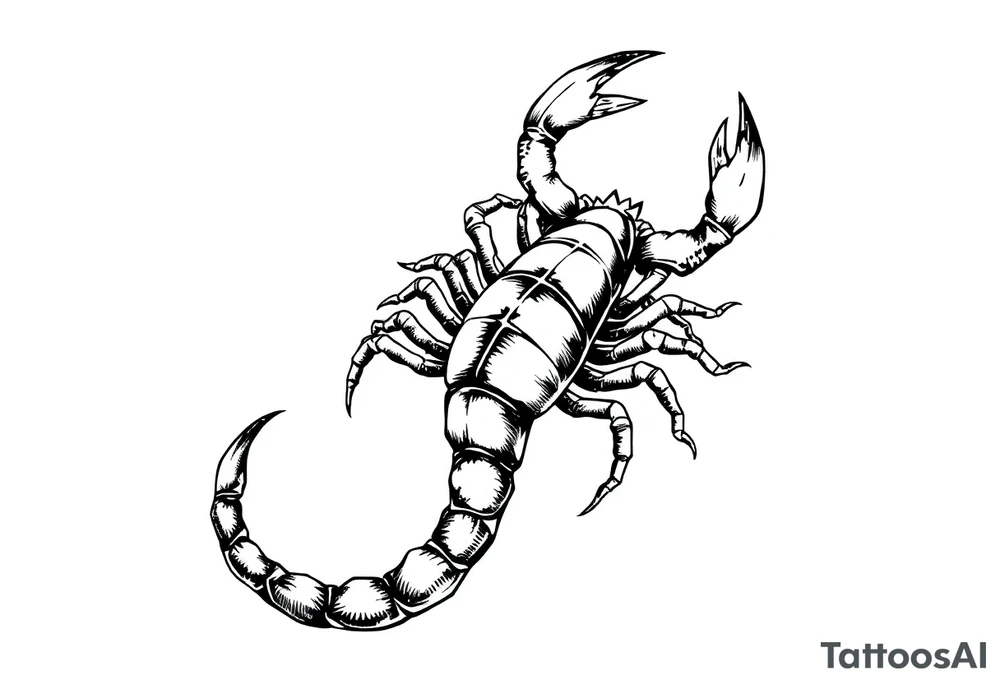 Scorpion tattoo idea