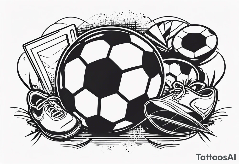 Soccer, Football, Darts, Table Tennis, pool tattoo idea