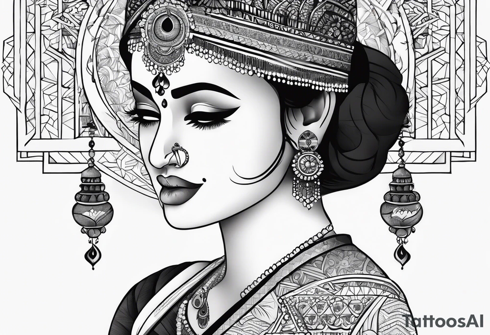 In hart name Deepak & rimpi tattoo idea