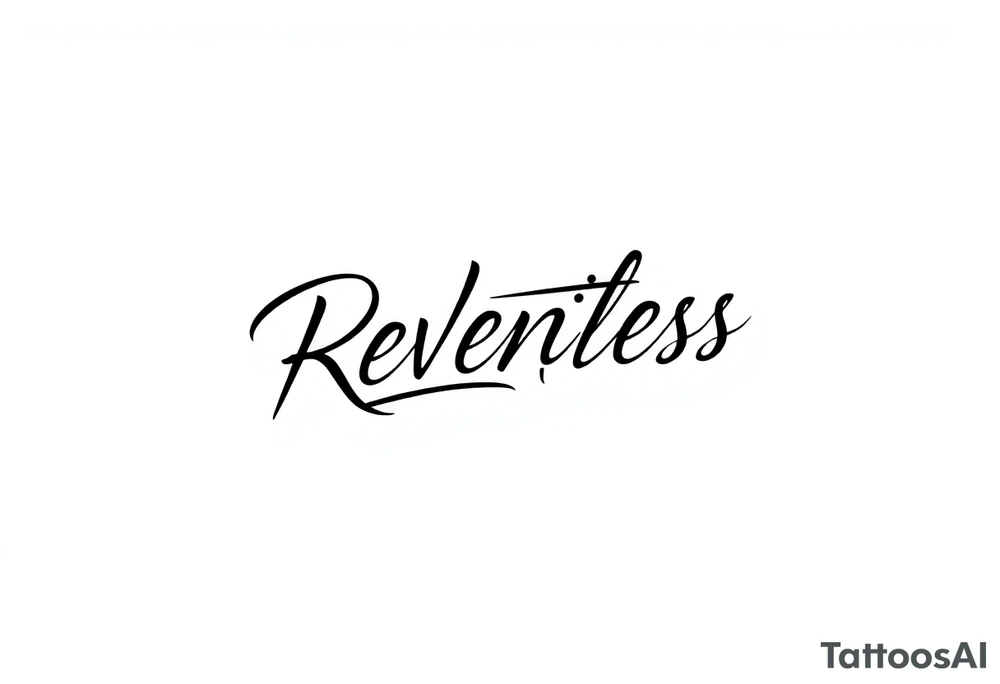 Relentless tattoo idea