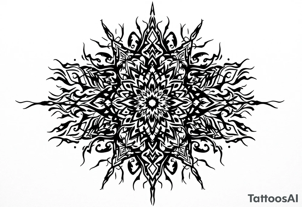 mandala tattoo idea