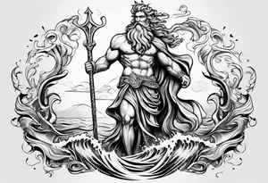 poseidon tattoo idea