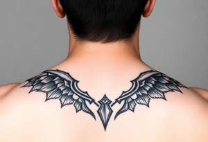 half tattoo tattoo idea