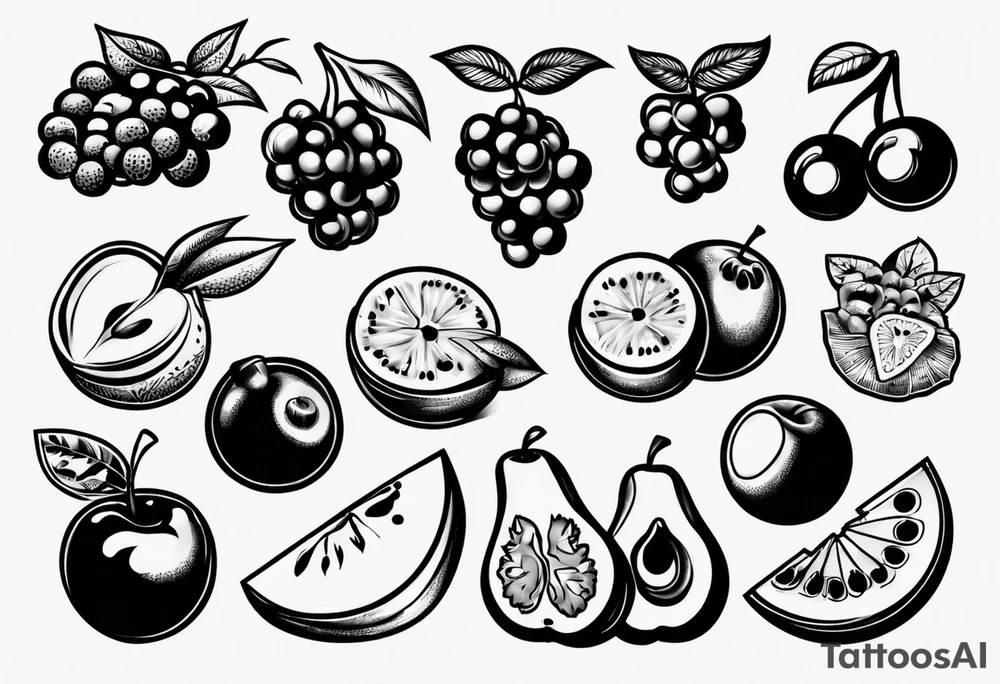 Fruits tattoo idea
