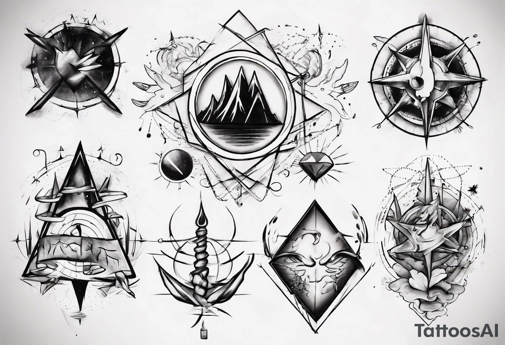 Friendship graph tattoo idea