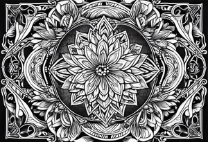 Lace tattoo idea