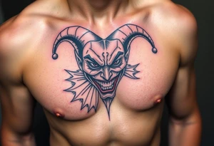 jester emotions tattoo idea