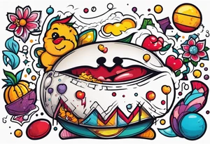 stitching together a wound tattoo idea