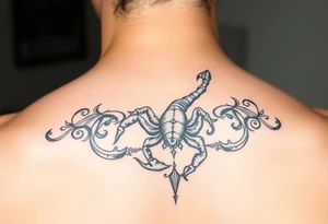 Virgo, Scorpio, combined, love tattoo idea