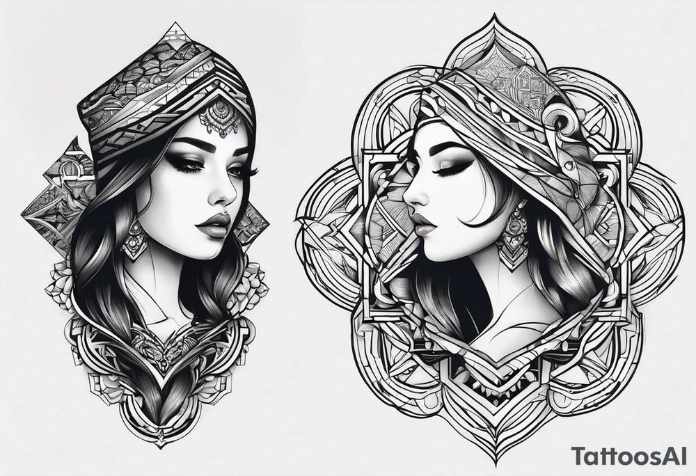 Надпись INAYA эстетично, тонко  с рыбой tattoo idea