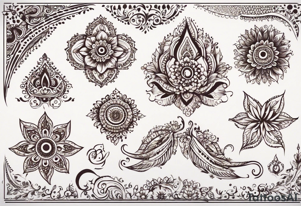 henna tattoo idea