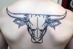 Wall Street bull tattoo tattoo idea