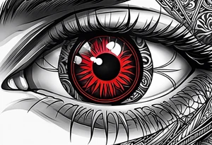 Sharingan eyes tattoo idea