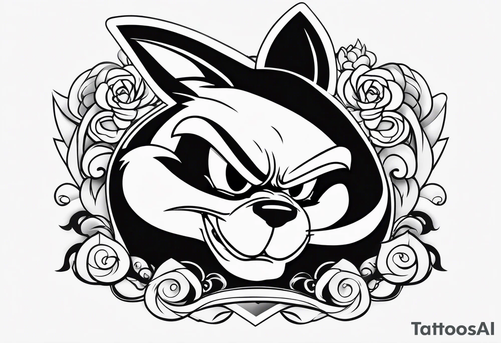 The looney tunes character taz tattoo idea