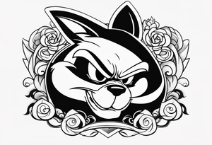 The looney tunes character taz tattoo idea