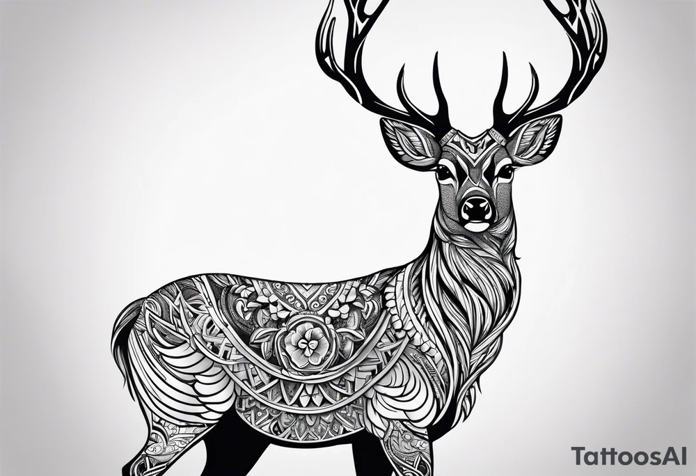 deer, tattoo idea