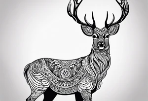 deer, tattoo idea