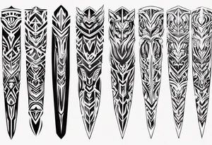 Arm sleeve armor tattoo idea
