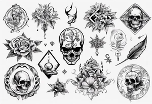 percocet  and lean tattoo idea