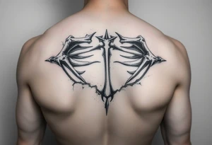 Forearm bones thru ripped skin tattoo idea