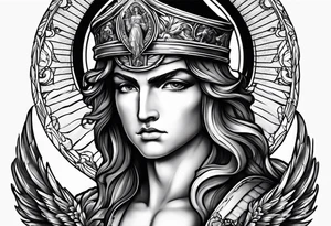 Archangel Saint Michael tattoo idea